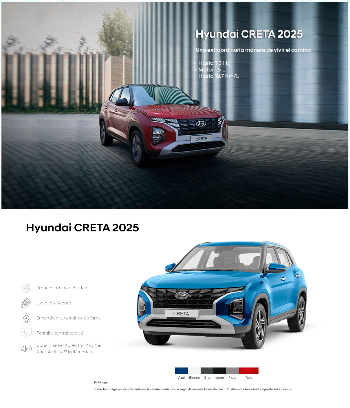 Hyundai Contigo Precios CRETA 2025 Hyundai Creta 2025 Precio Chile